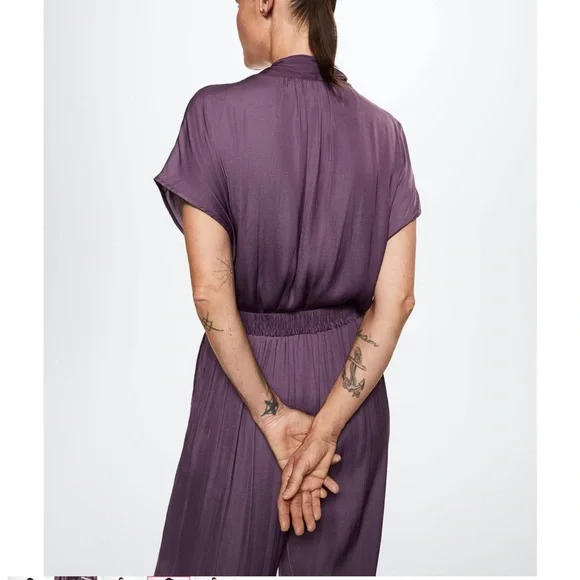 MANGO Satin Top - Picture 7 of 7